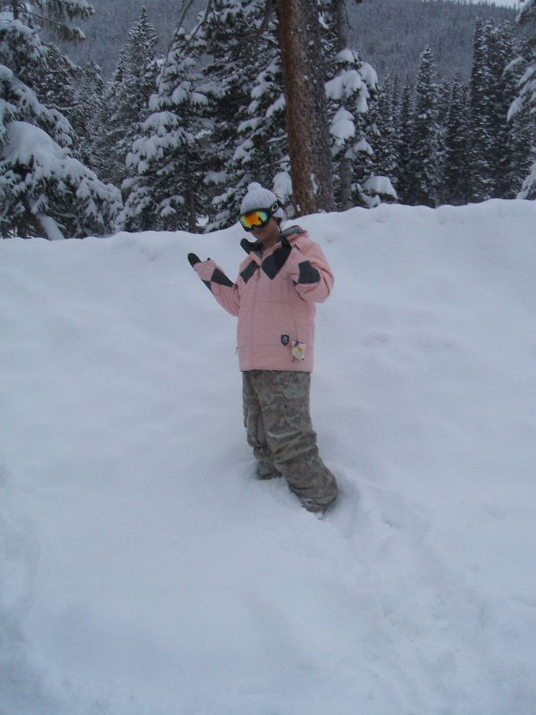 It actually snows in some places