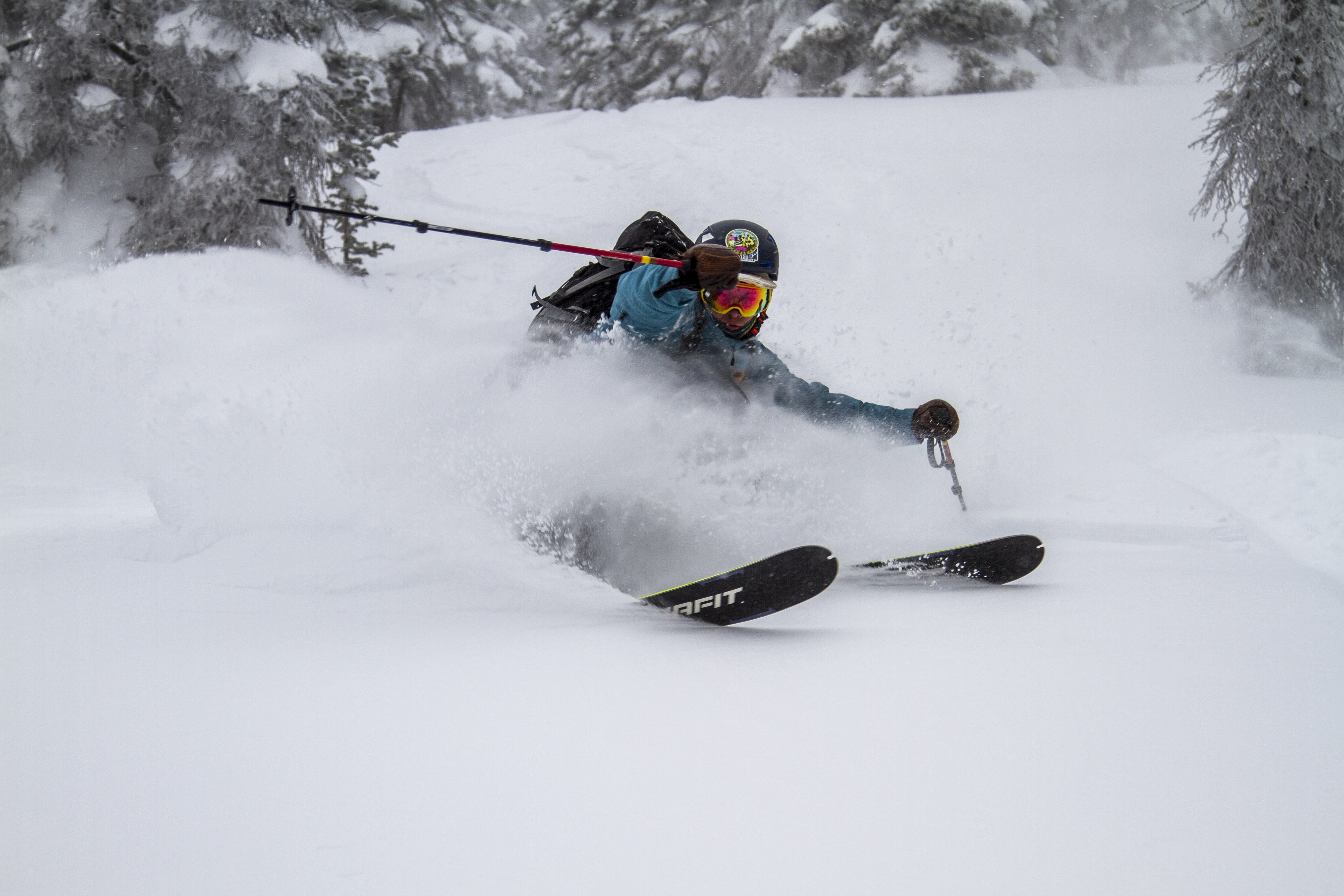 It snowed last weekend