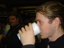 It takes serious dedication to go through this many cups in an hour