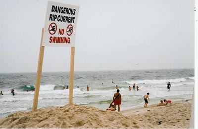 It was my first time at the ocean, and I thought this was funny