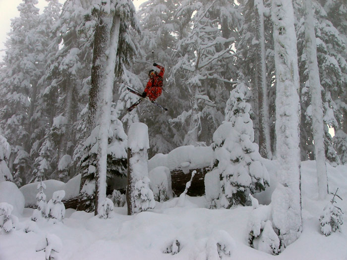 It's funny because we have 6 feet of pow