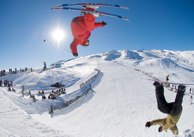 It's not that snowboarding is gay but...