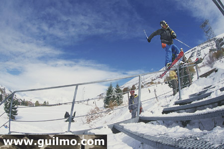Jacob again on the handrail ...