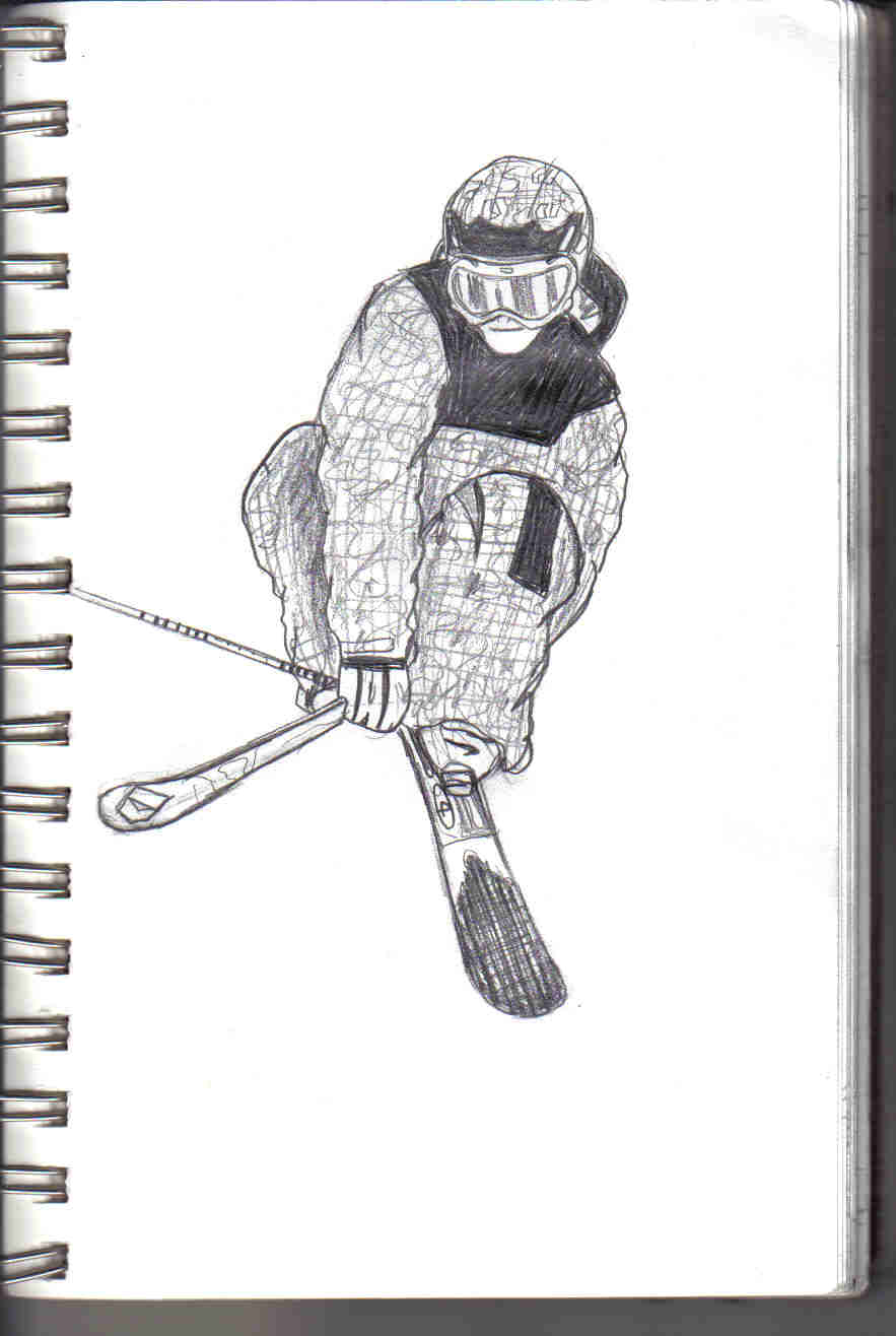 jacob wester ski time cover sketch