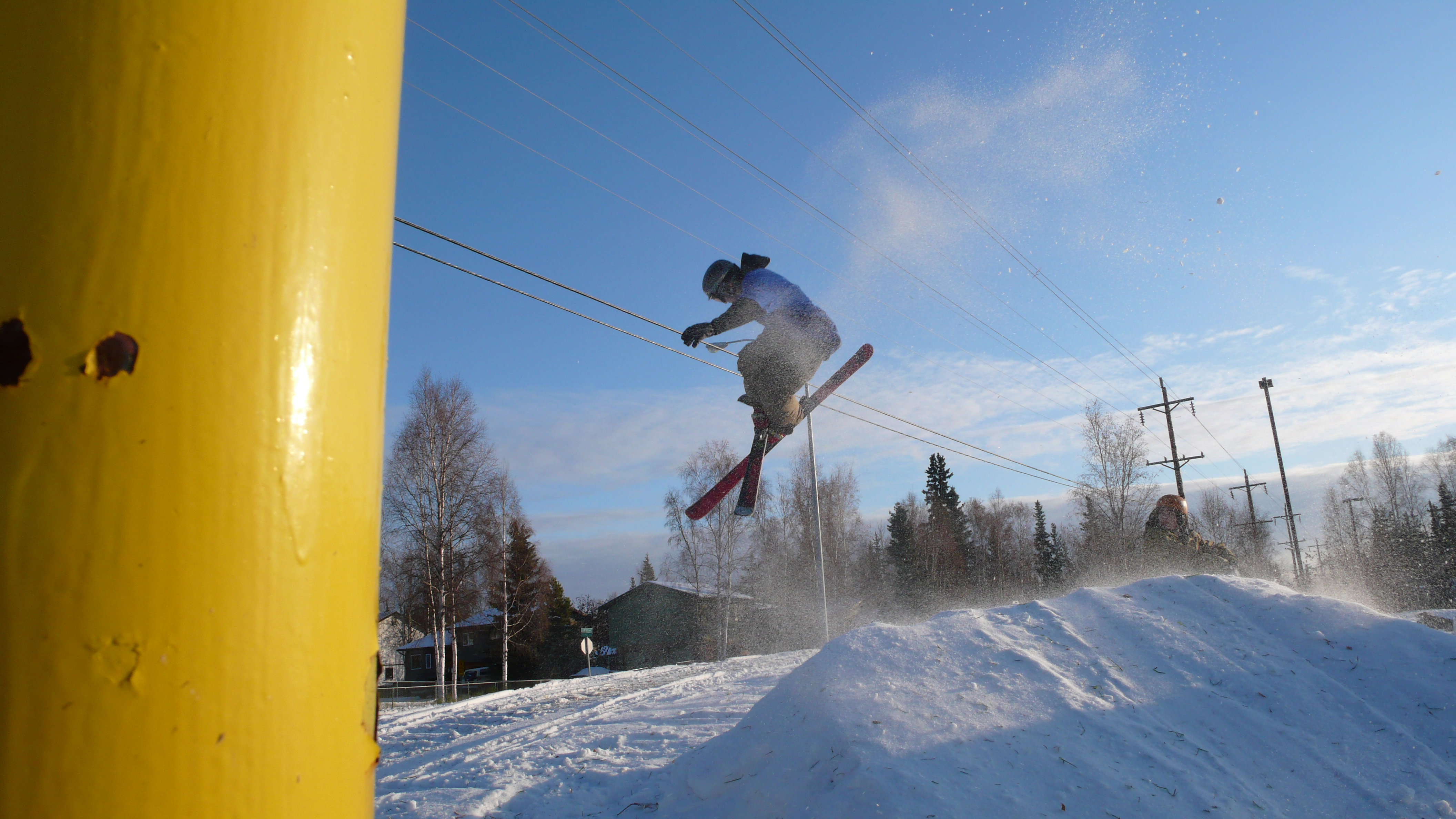 James vs yellow pole