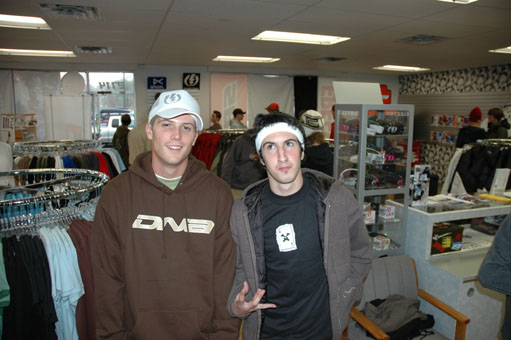 Jamin K. and Jonny H. at the Grand Opening