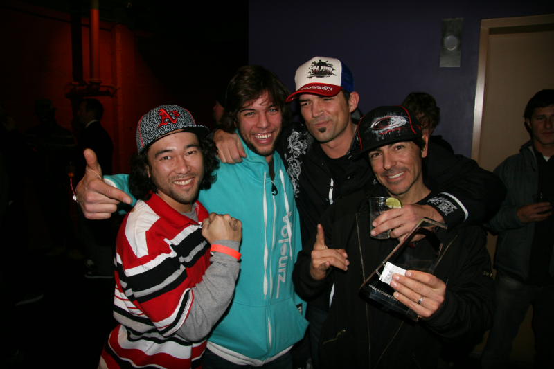 Jan Schuster of Voleurz, Johnny DeCesare of PBP, and members of The Go Big Project