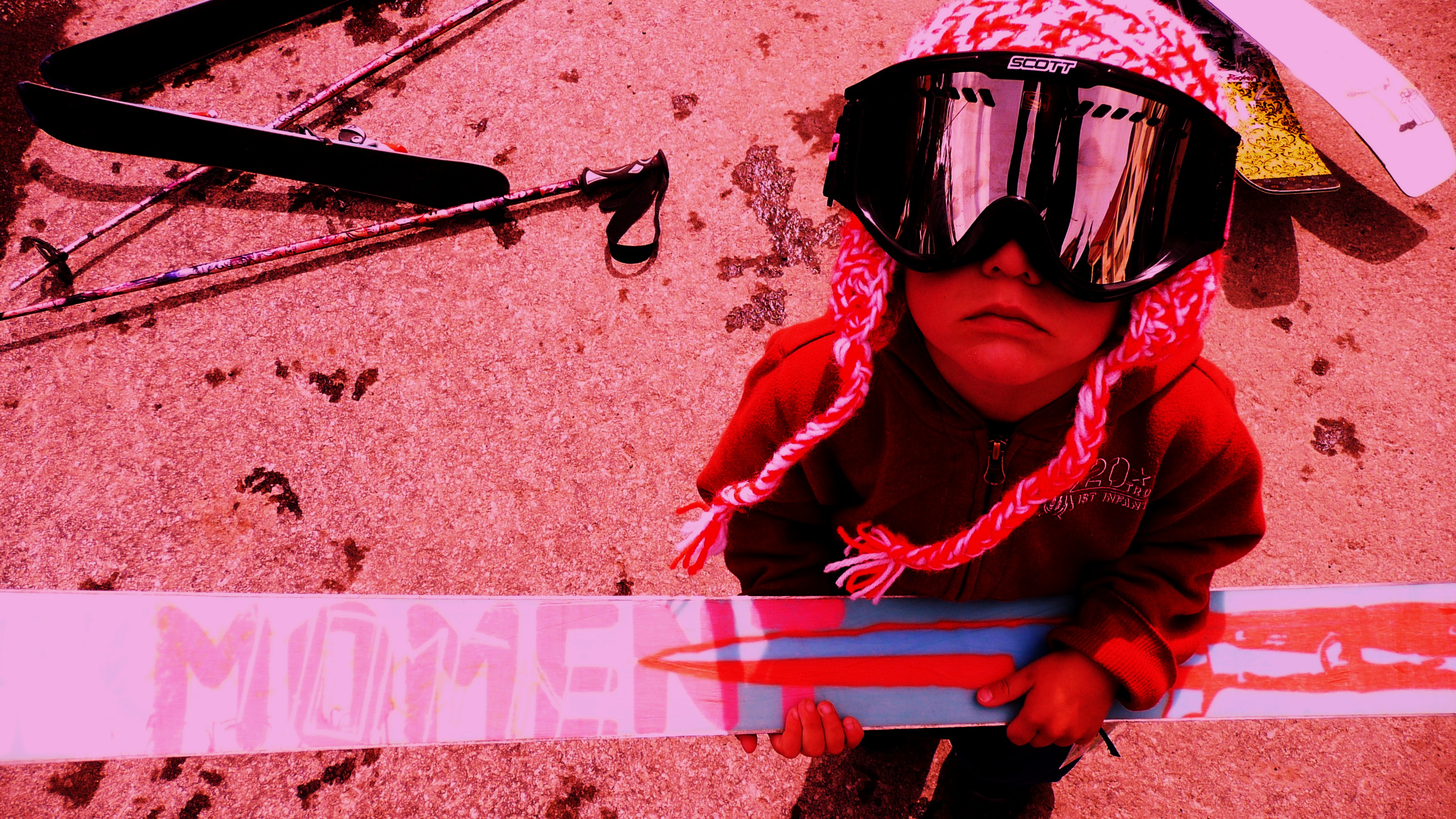 Jaxsen Thomson giving some attitude...