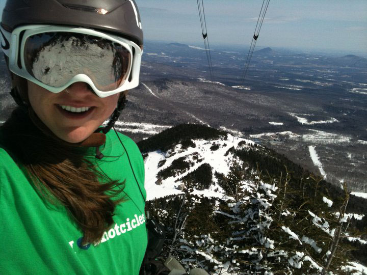 Jay peak, face chute!