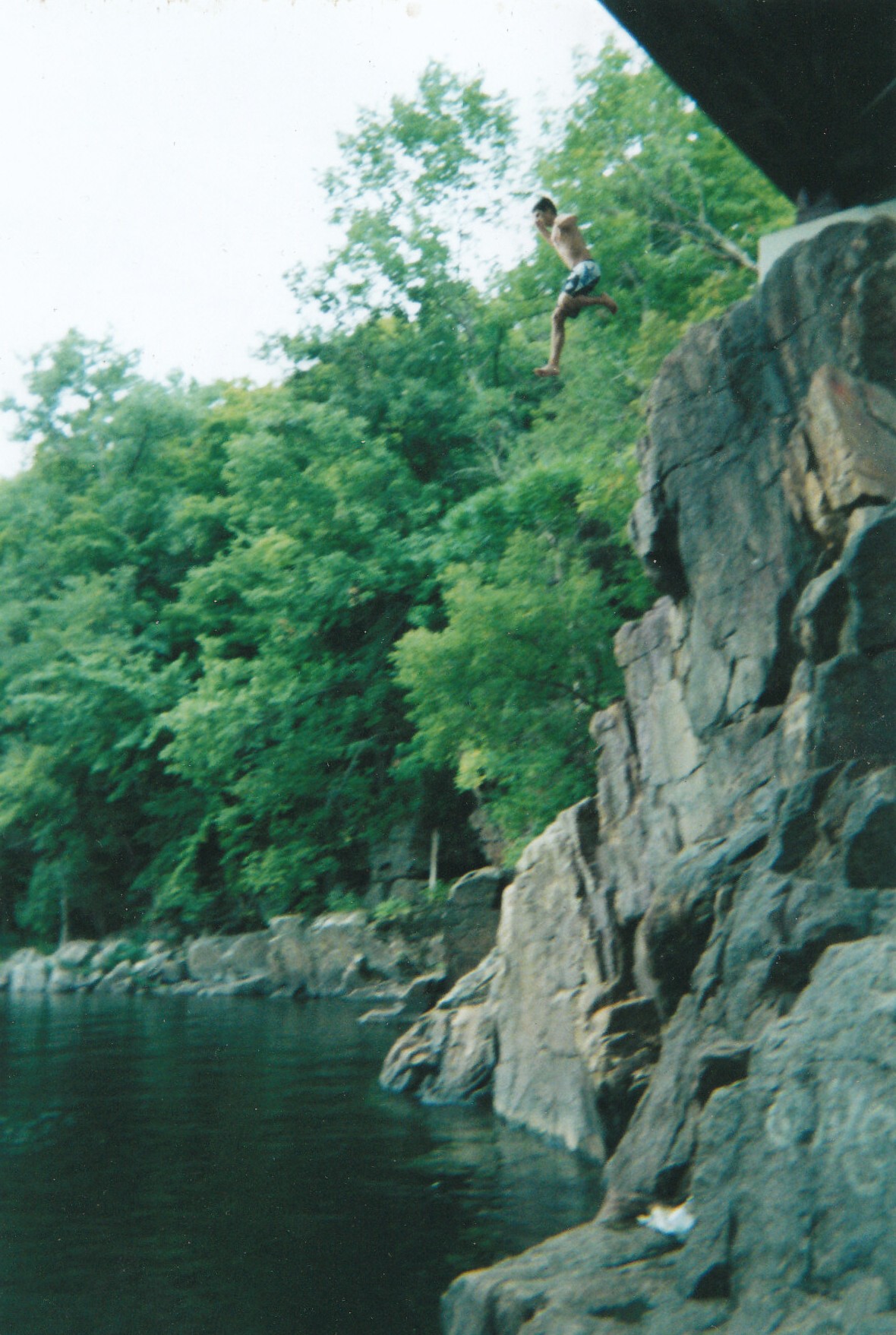 Jeremy off hadley-luzerne cliff