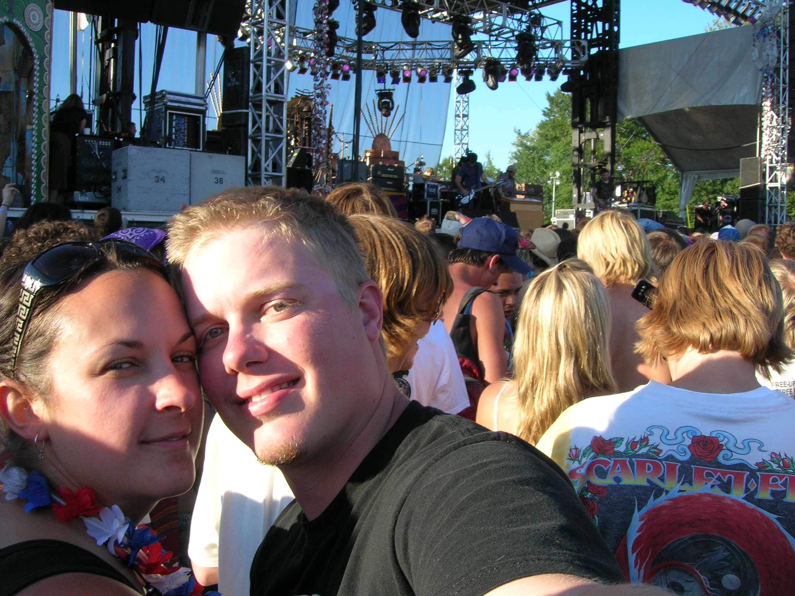 Jess and I with Modest Mouse in background