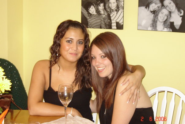 Jess and Lauren (sister) b4 club