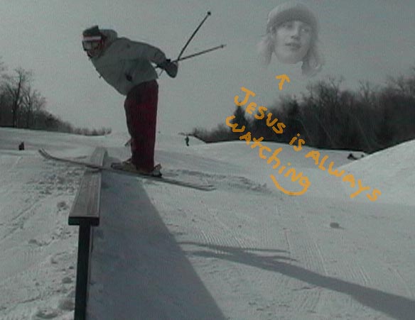 Jesus is always watching....