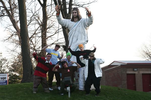 Jesus skis?!