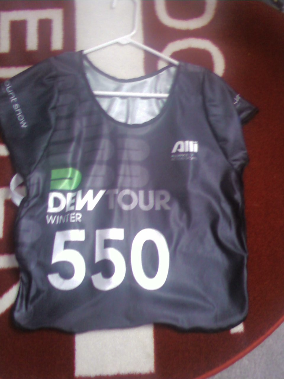 JF houle dew tour bib