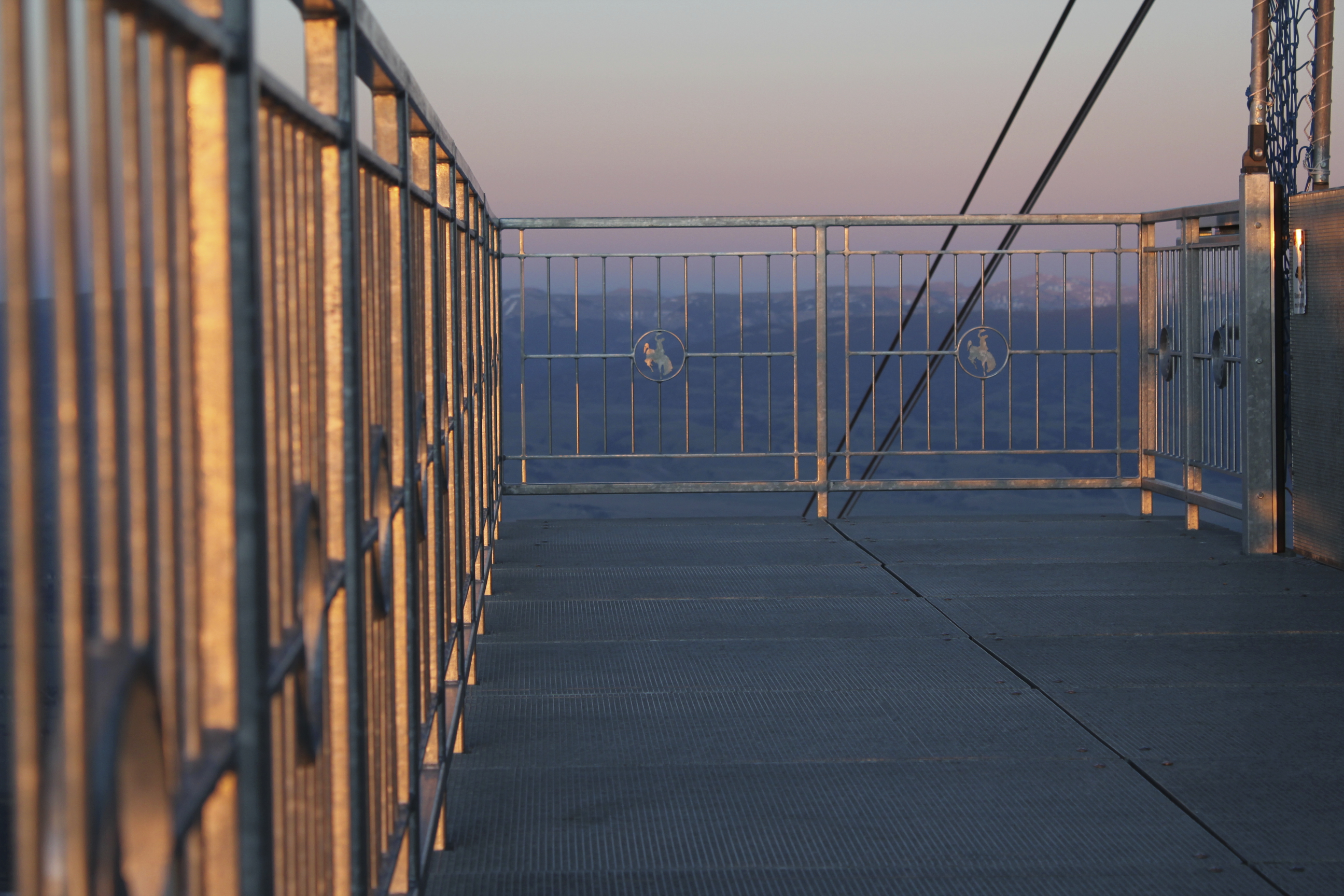 JH Tram sunset in the summer