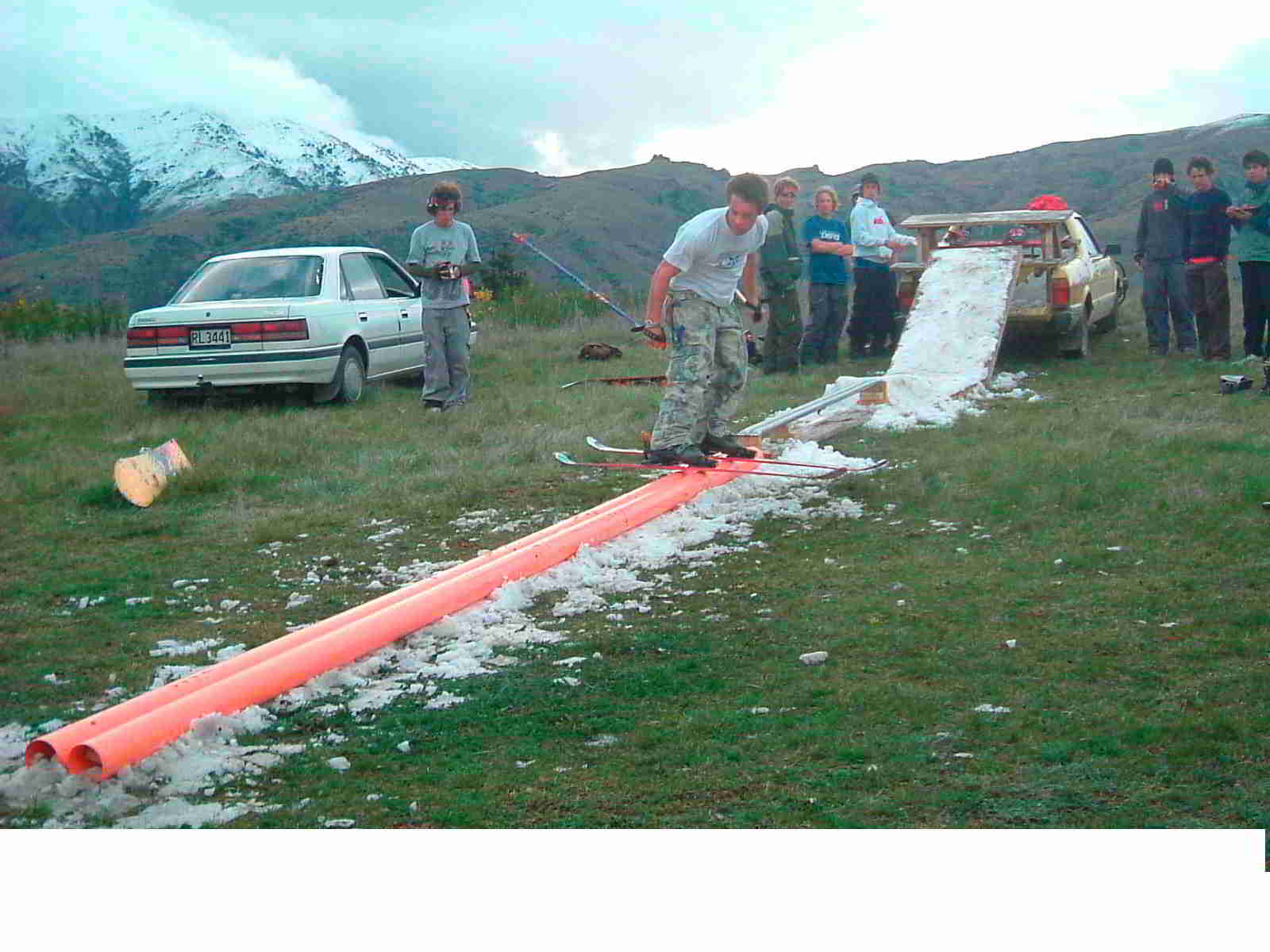 jib off the back of a ute
