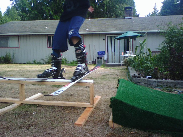 Jibbin Over Grass