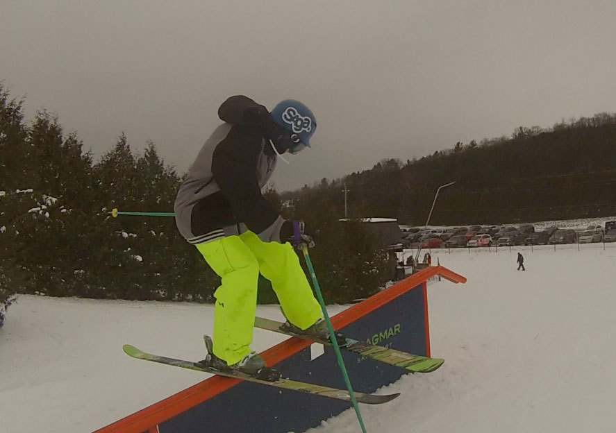 Jibbing a Double Barrel Rail