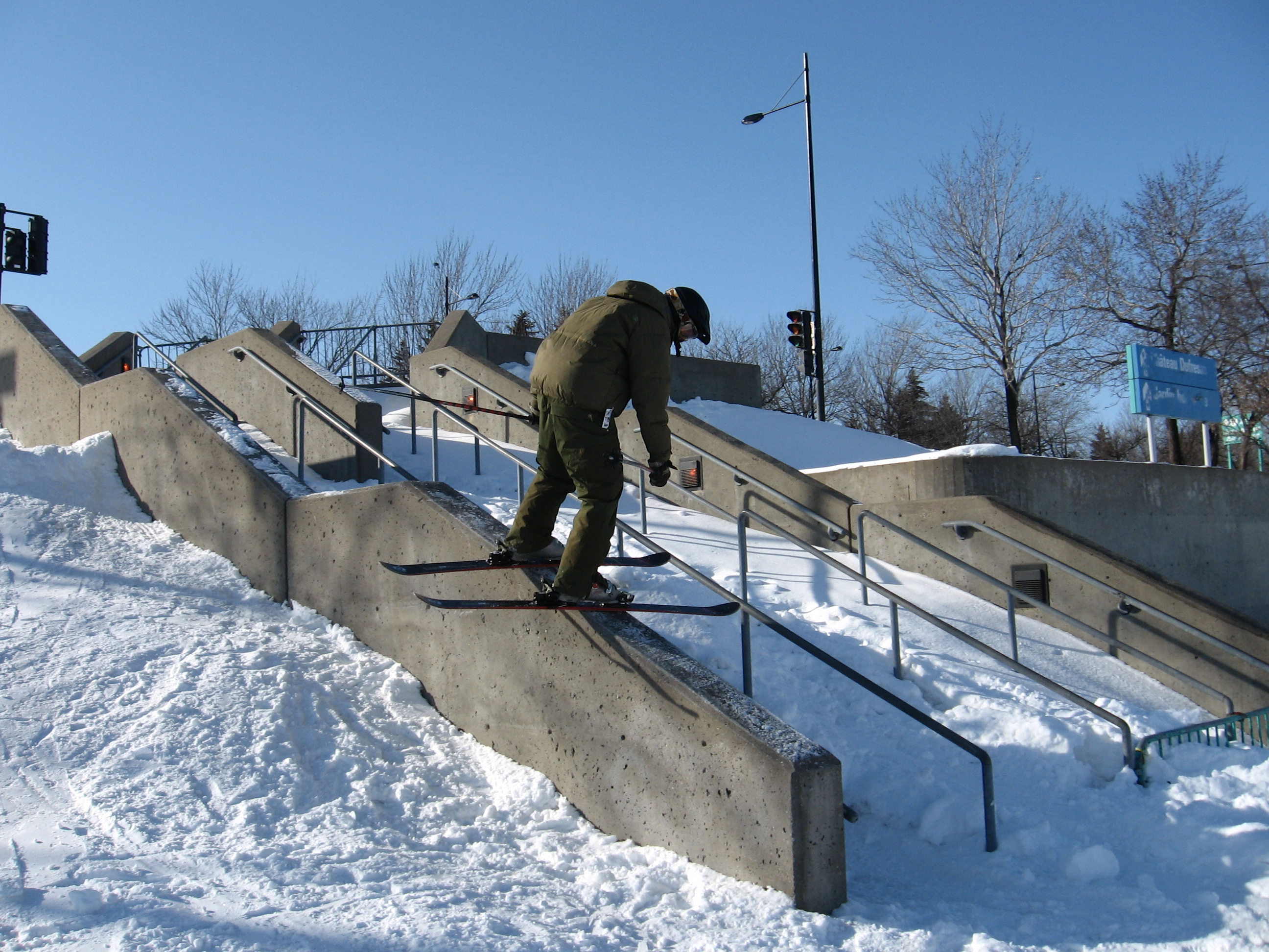 Jibbing at the Olympic Stadium in Montreal - 1 of 4