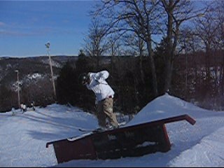 Jibbing the handrail
