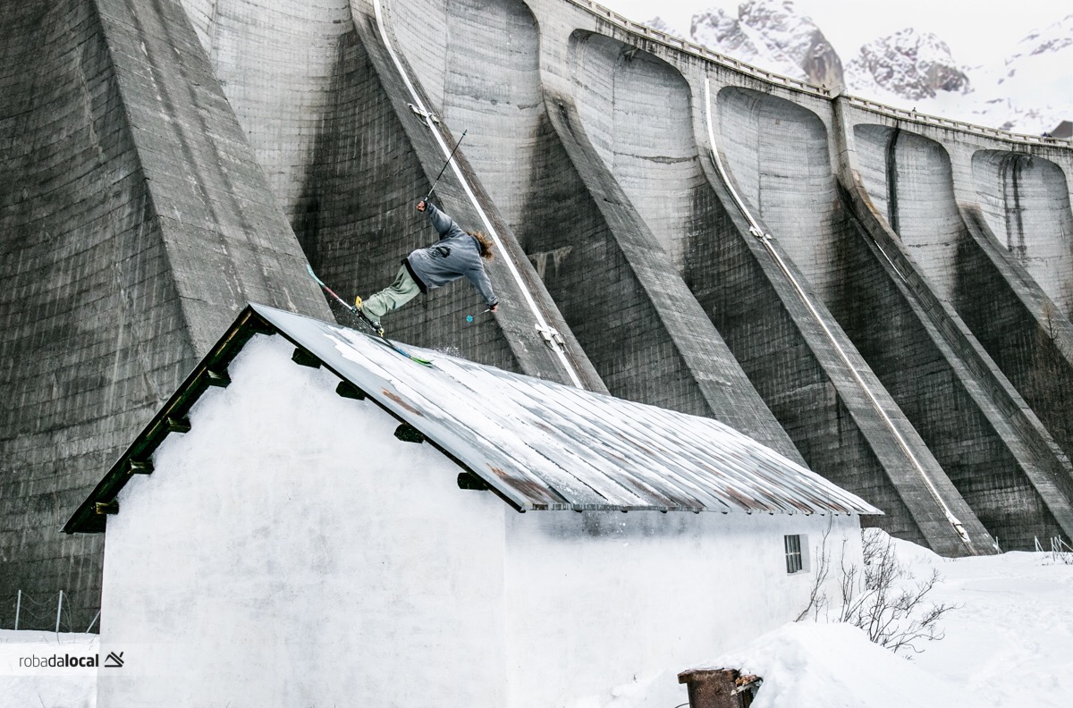 Jibbing under the dam