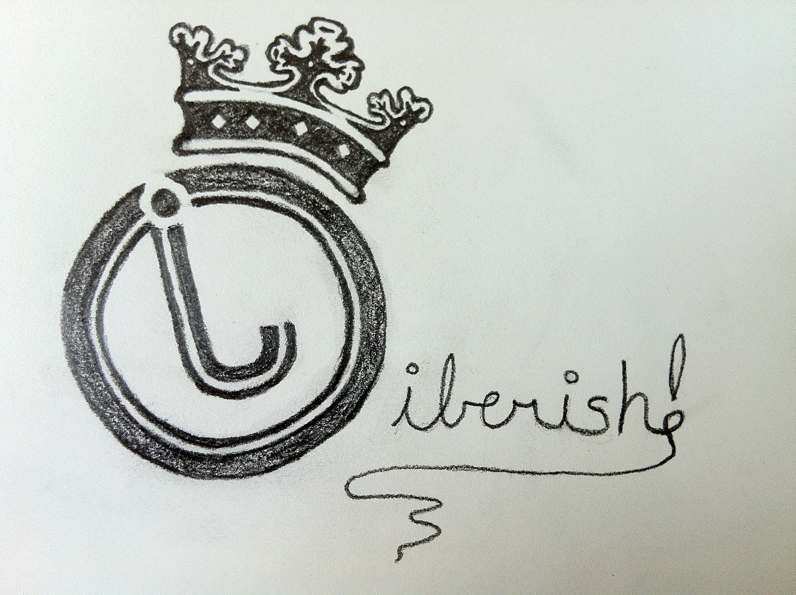 Jiberish Cursive Thread Logo