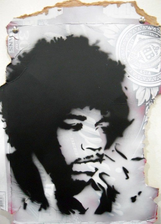 Jimi stencil