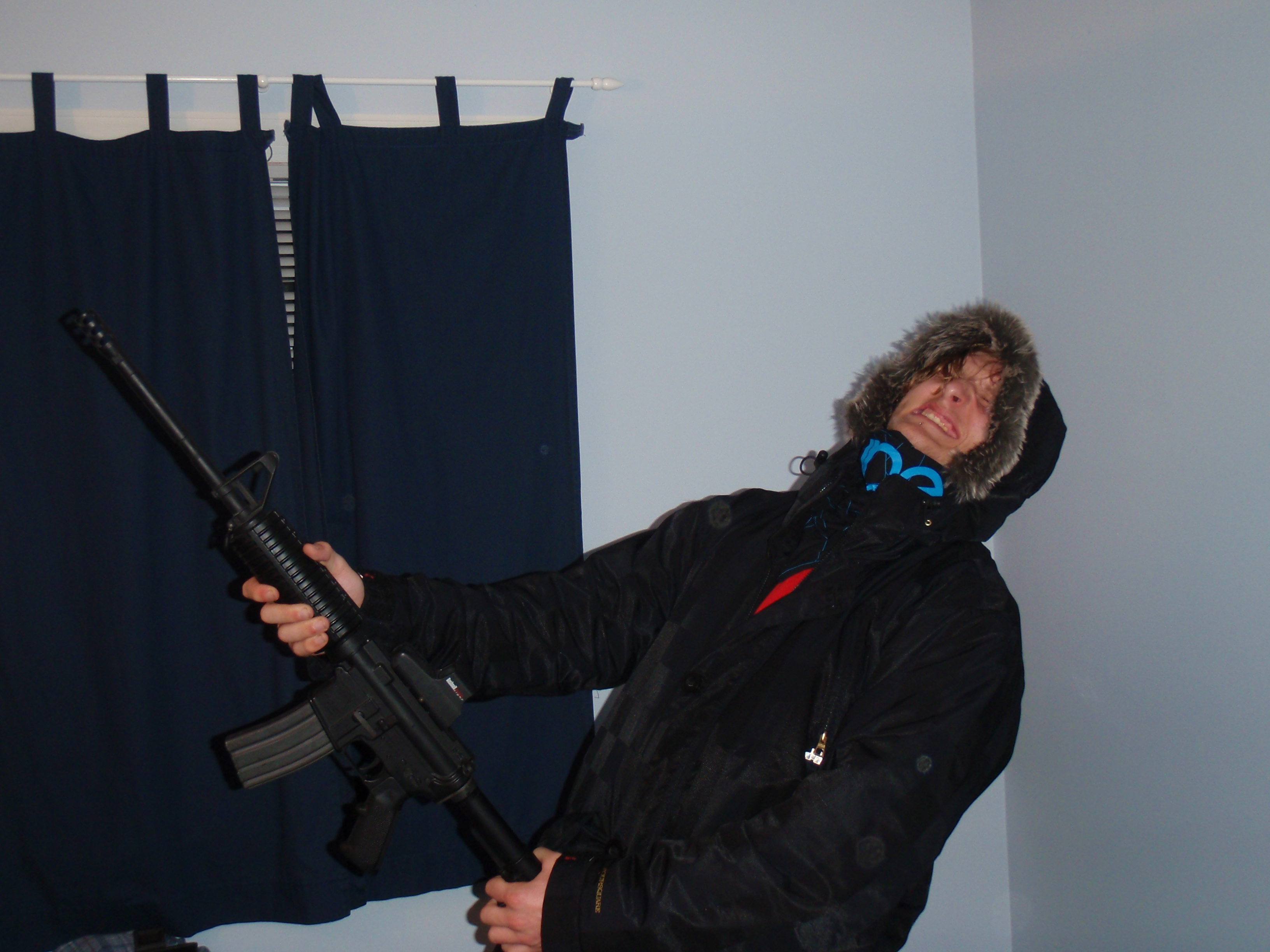 Jizz bullets on yo face