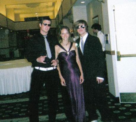 Jon, Jana and Johan at Prom