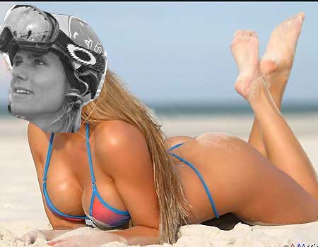 Jon Ollson bikini shoot