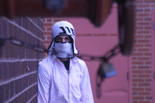 Jon rockin the ninja steeze.