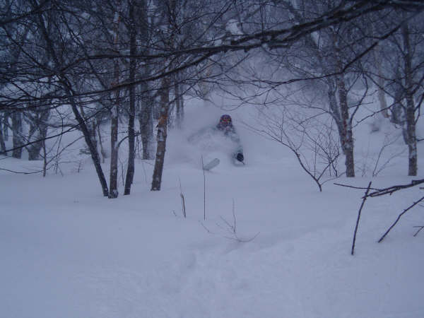 Jon waist deep in fresh