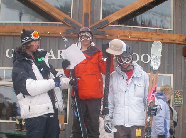 Josh Stack, Stu Chapman, Matt Margetts on podium