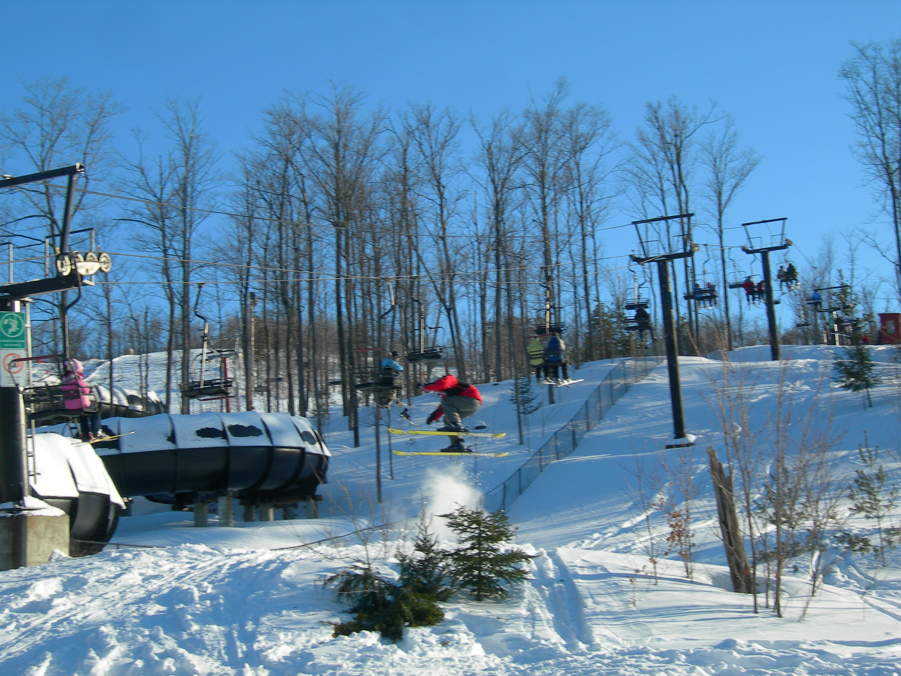 Jump in a bunny hill