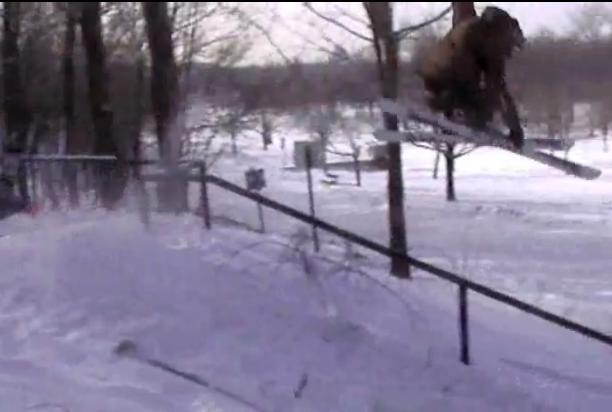 Jump over the rail