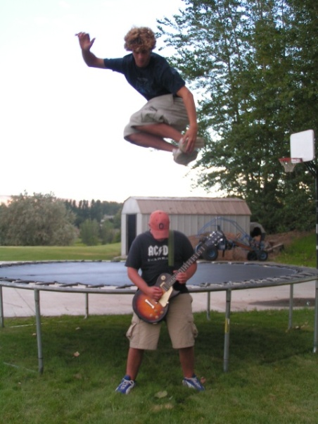 jumping over a guitar worth more than my life