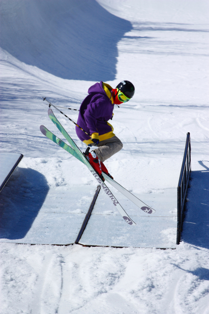 Jumping over some sort of thing