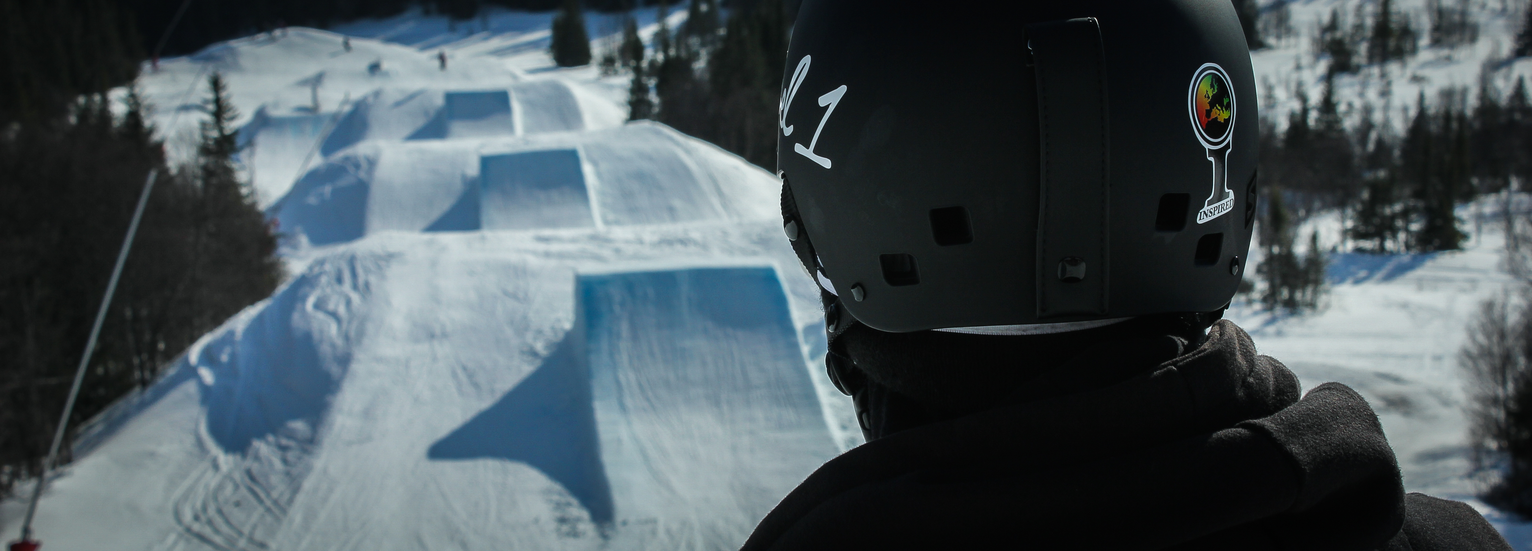 Jumpline view in Åre