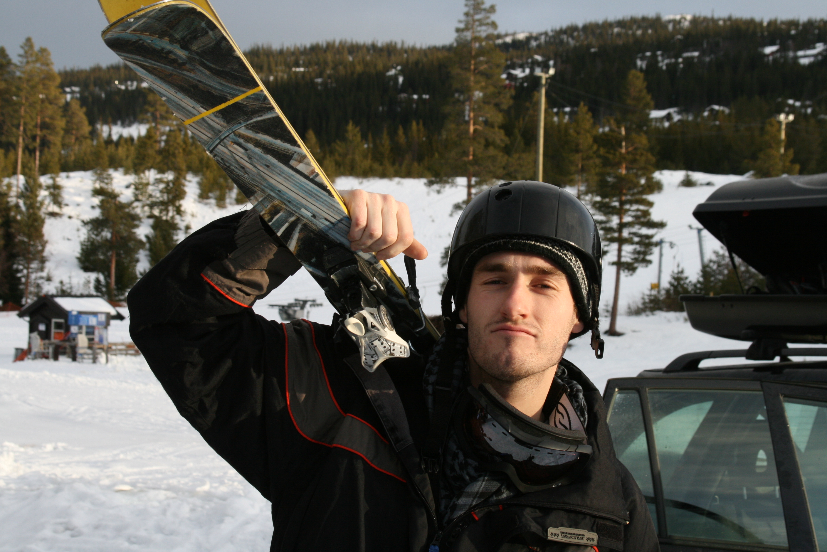 Just about to go skiing in Nesbyen, Norway.