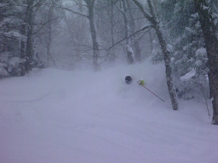Just another powder day at Jay Peak