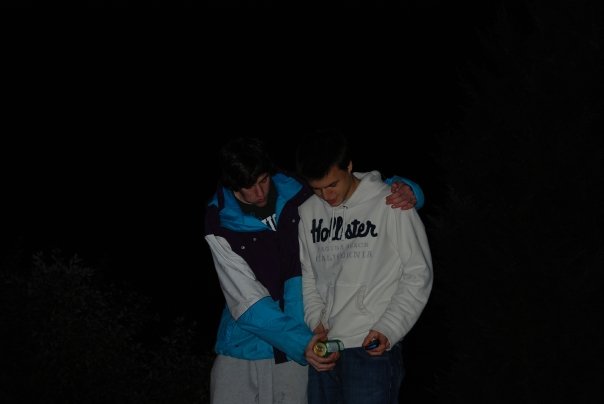 Just chillin at the set up