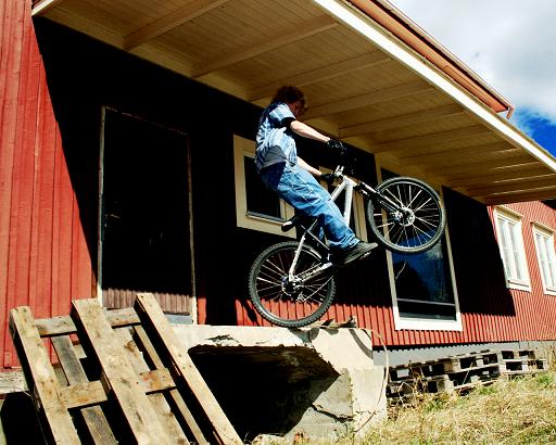 Just Chillin down after the sidejump