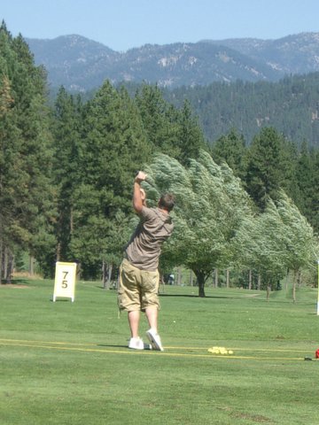 just fuckin around on the range