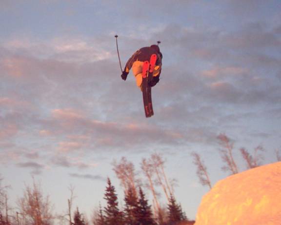 just liked the look of the curvy skis