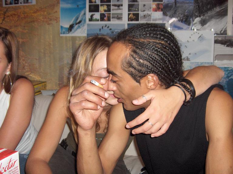 Just me, a bitch's, my home and my friends.