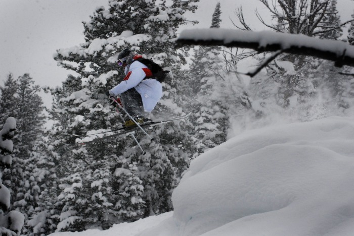 Just skiing in Jackson