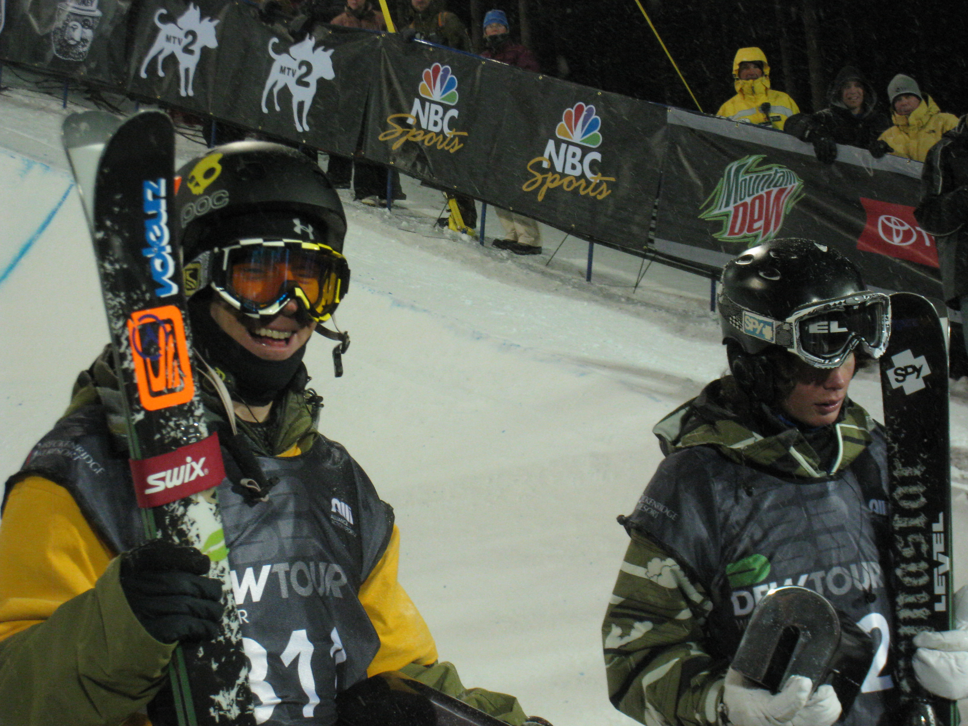 Justin Dorey, Tanner Hall, Duncan Adams-Breck Dew Tour