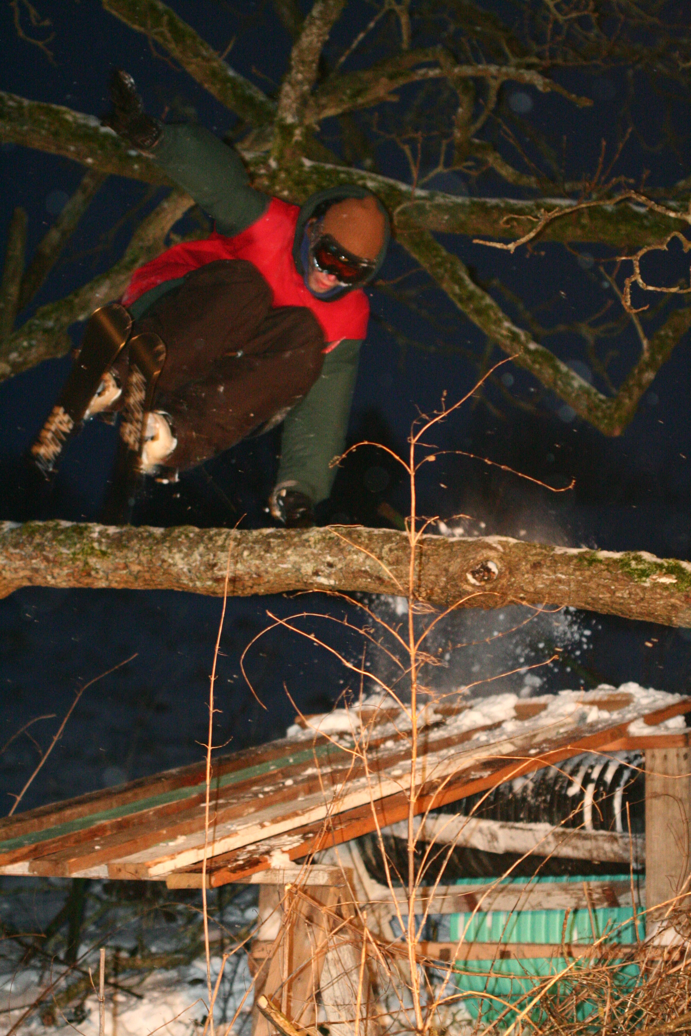 K doing the monkey thing