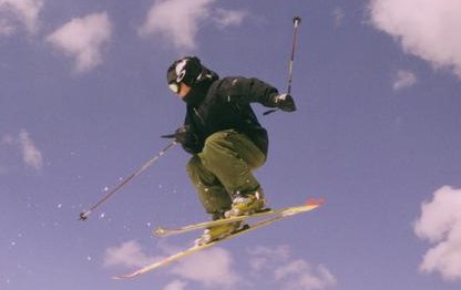 Karl Spinning a 360 on a perfect April day..